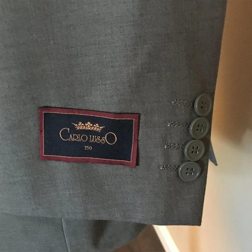 CARLO LUSSO 3-Button Vented "Aldo" Suit Jacket NWT - Picture 4 of 14